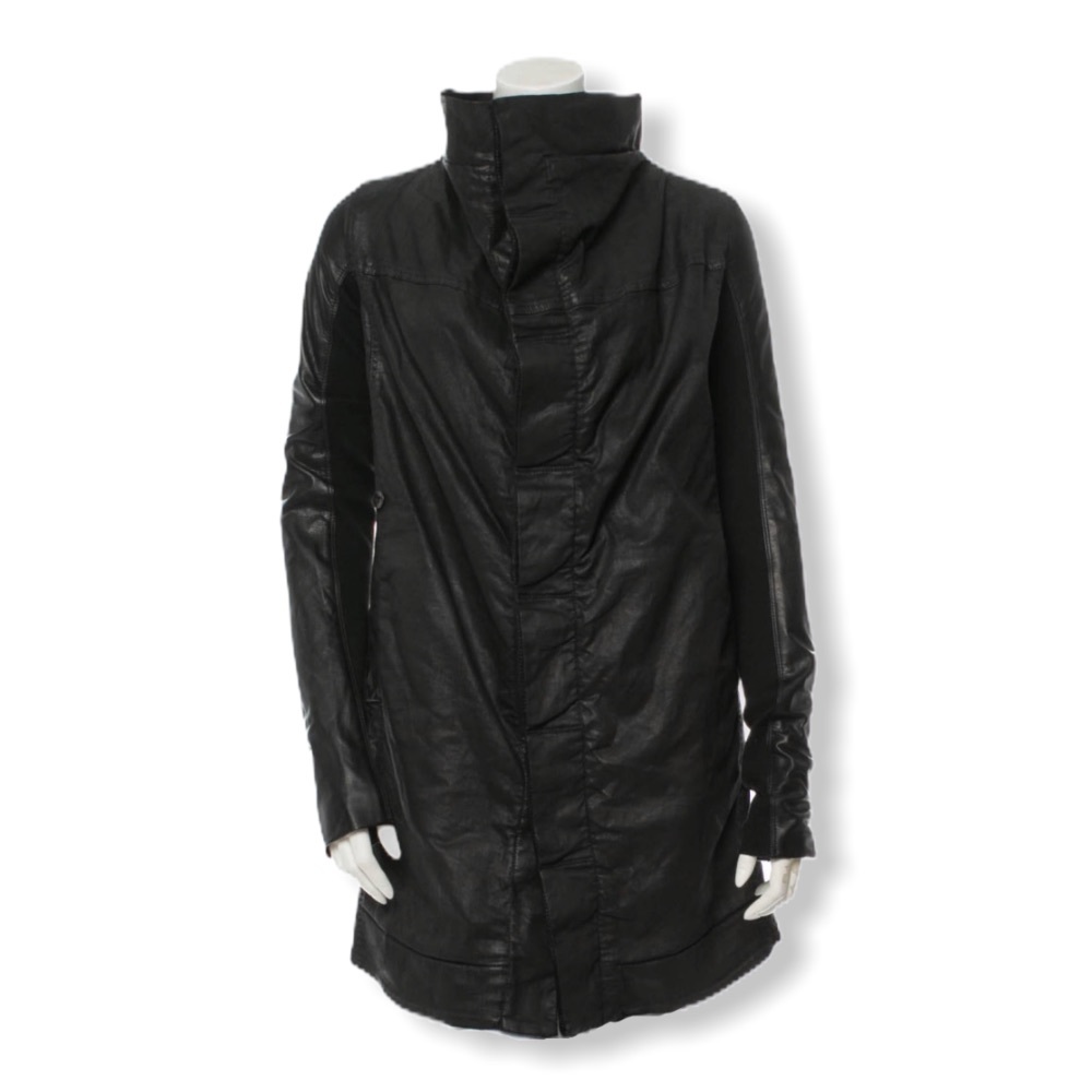 Rick Owens DRKSHDW Waxed Leather Jacket